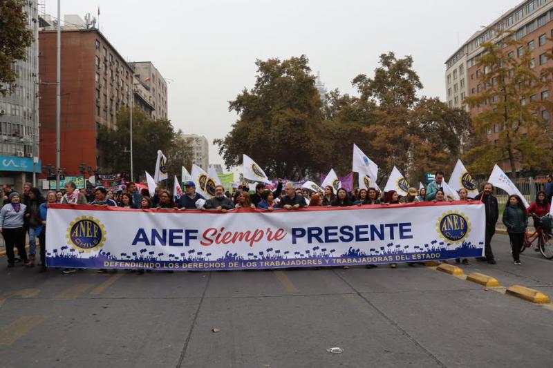 Auch die Gewerkschaft der Staatsangestellten kritisiert die Politik unter Kast in Chile