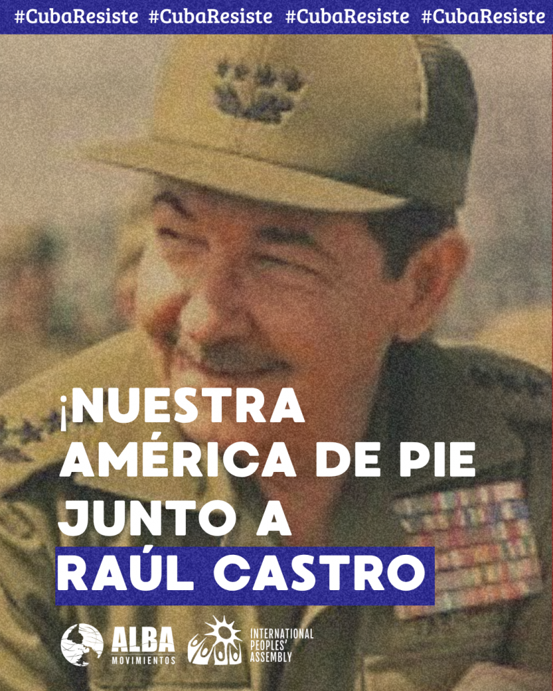 Alba Movimientos solidarisiert sich mit Raúl Castro und der kubanischen Revolution