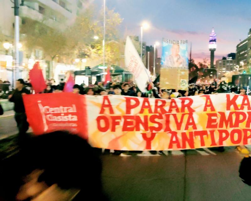 Proteste gegen das Foro Madrid am vergangenen Donnerstag