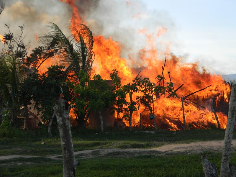Räumung der Gemeinde Rigores 2011. Aktuell gibt es Tausend Räumungsanordnungen in Honduras