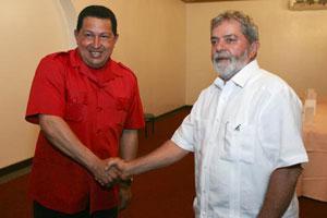 Lula da Silva geht auf Chávez zu
