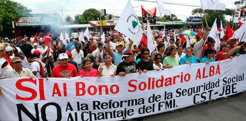 Protest gegen IWF in Nicaragua