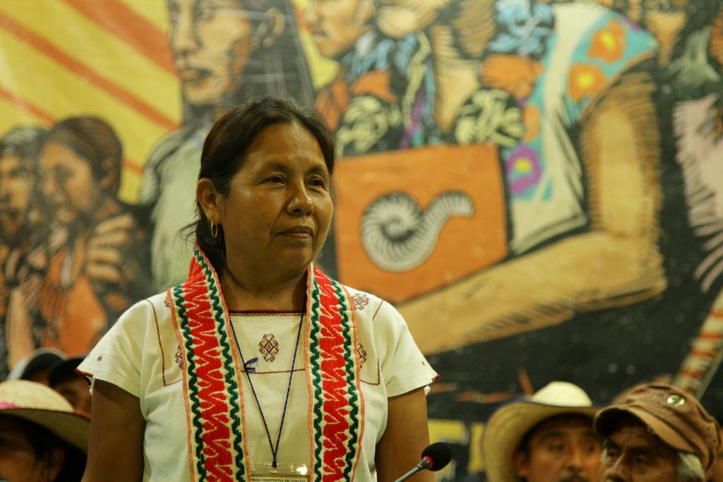 María de Jesús Patricio Martínez Indigenen Regierungsrat in Mexiko