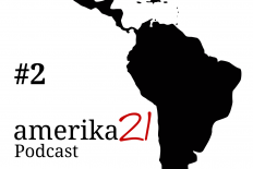 Logo des Podcasts mit Karte von Lateinamerika