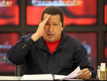 Chávez während der Sendung "Aló Presidente"