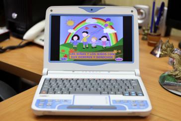 Minilaptop für den Gebrauch in der Grundschule