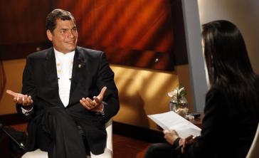 Rafael Correa im Interview