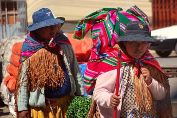 Können zunehmend mit garantierten Rechten rechnen: Indígenas in Bolivien