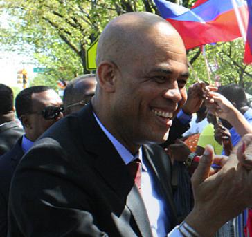 Michel Martelly in Wahlkampagne