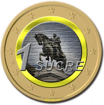 Sucre in Form einer Münze