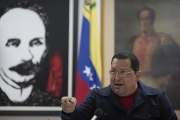Chávez in der von VTV ausgestrahlten Aufzeichnung in Havanna