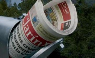 Auslieferung der Tageszeitung der Clarín-Gruppe