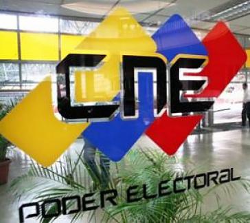 Im Sitz des CNE in Caracas