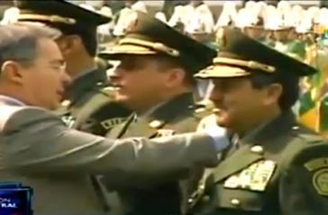 Ex-Präsident Uribe und sein Sicherheitschef Santoyo