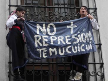 "Keine Repression in Temucuicui mehr!"