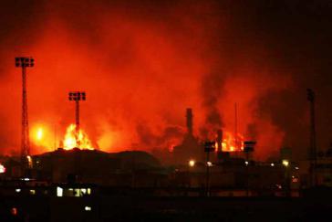 Die Explosion in der Ölraffinerie Amuay im August 2012 ist laut Untersuchungsbericht auf Sabotage zurückzuführen