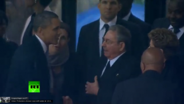 Barack Obama und Raúl Castro