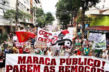 "Maraca in öffentlicher Hand! Stoppt die Räumungen!"