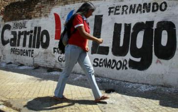 Graffiti der Frente Guasú