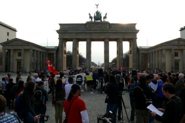 Rede vor dem Brandenburger Tor