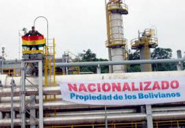 Von bolivianischem Militär im Mai 2006 besetzte Gas-Anlage