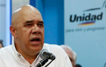 Der neue Generalsekretär des Oppositionsbündnisses MUD, Jesús "Chúo" Torrealba