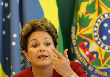 Sieht die sportlichen Großevents als "historische Chance" für Brasilien: Präsidentin Dilma Rousseff