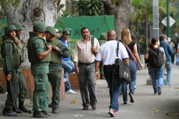 Nationalgardisten in Altamira