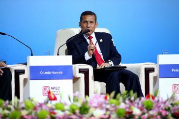 Perus Präsident Humala beim Plenum des APEC-Gipfels
