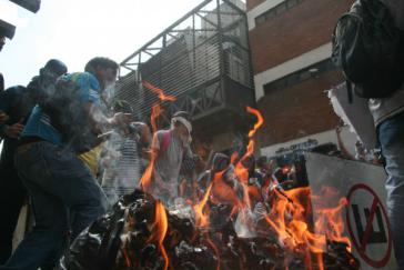 Ausschreitungen in Caracas am 12. Februar