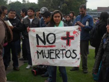 "Nicht noch mehr Tote!" – Studentin an der UNAM
