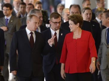 "Zusammentreffen strategischer Art": Wladimir Putin und Dilma Rousseff