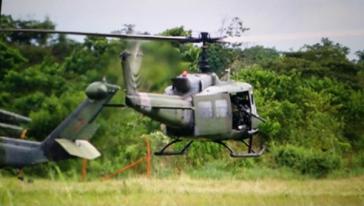 Truppen werden mit Hubschraubern in Chocó eingeflogen