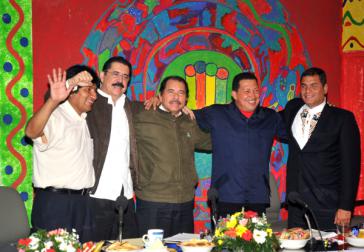 Lateinamerika; Im April 2009 amtierende linksgerichtete Präsidenten