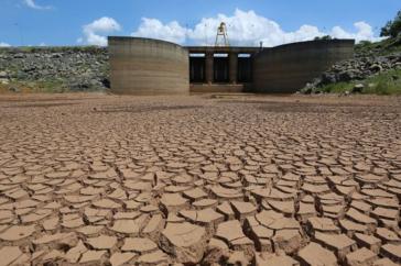 Eines der Reservoirs des "Sistema Canteira" für die Wasserversorgung von São Paulo