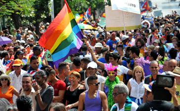 Demonstration gegen Homo- und Transphobie in Havanna