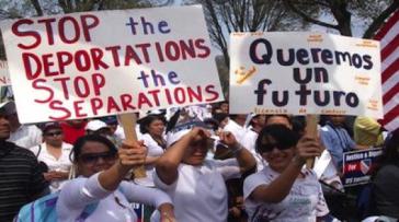 Demonstration für Migrationsreform in USA: "Stopp den Abschiebungen, Stopp den Trennungen" - "Wir wollen eine Zukunft"