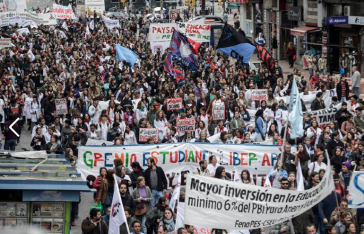 Bildungsproteste in Uruguay