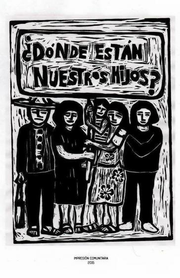 Auch ein Jahr dem Verschwinden der 43 Lehramtssudenten fragt ganz Mexiko: "Wo sind unsere Söhne?"