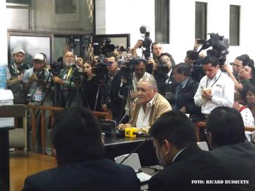 Kurz vor der Urteilsverkündung beteuerte García Arredondo erneut seine Unschuld