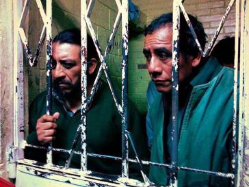 Die Mitglieder der Plurinationalen Regierung, Rigoberto Juárez Mateo und Domingo Baltazar, in einer Gefängniszelle in Guatemala-Stadt