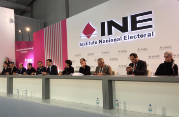Pressekonferenz der Wahlbehörde Mexikos, INE