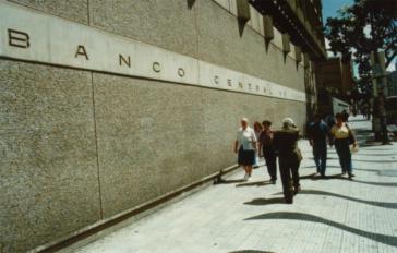 Die Zentralbank von Venezuela in Caracas