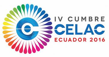 Logo des vierten Celac-Gipfels, der in Ecuador stattfand