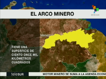 Das 112.000 Quadratkilometer umfassende Gebiet des "Arco Minero" im Südosten Venezuelas