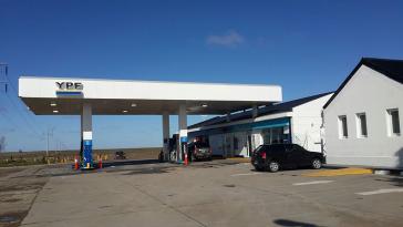 Tankstelle von YPF in Garayalde, Provinz Chubut