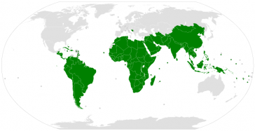 Zur Gruppe der 77 gehören heute 134 Ländern des globalen Südens und China