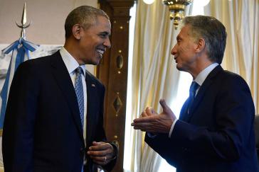 Obama zu Besuch bei Macri. Beide hoffen auf ein Ende der Schuldenkrise