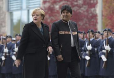Die Delegationsreise hatten Merkel und Morales bei ihrem Zusammentreffen in Berlin im November vereinbart