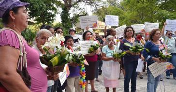Protest gegen das absolute Abtreibunsverbot in El Salvador